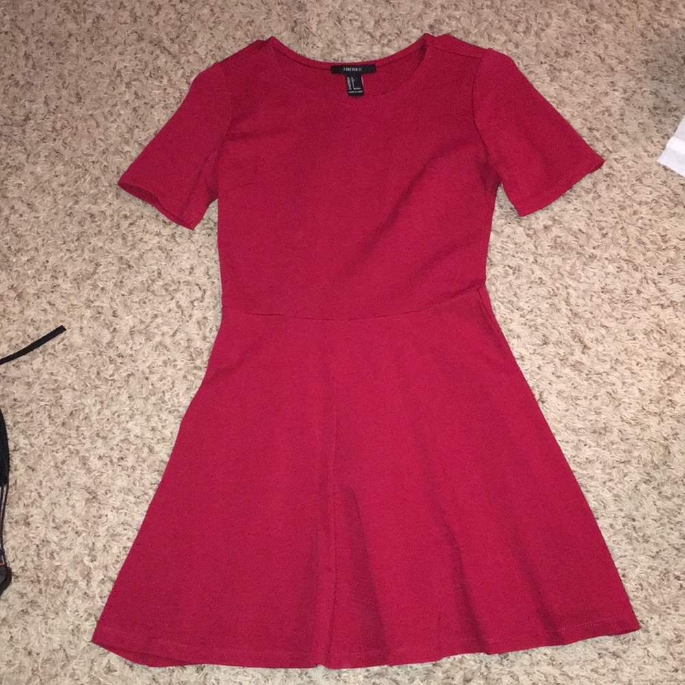 red forever 21 dress!